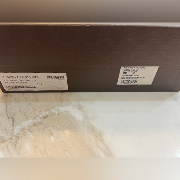 AUTH GUCCI Horsebit Pony Hair Leopard Animal Print  Ankle Boots - Tan/Black 38 - Picture 7 of 9